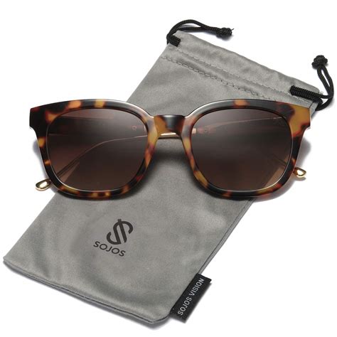 sojos classic square polarized sunglasses.